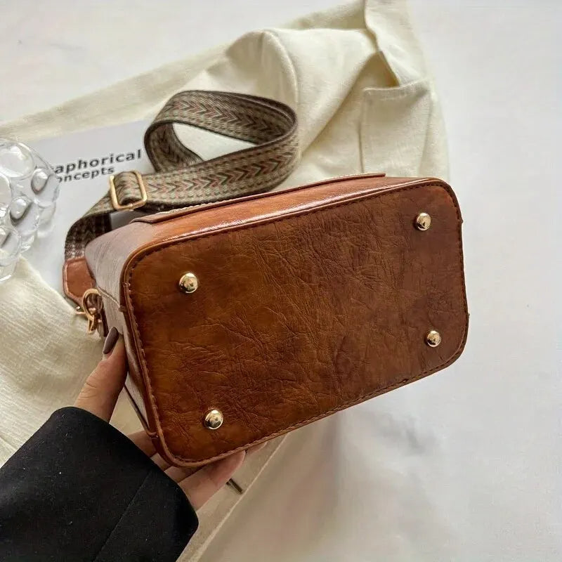 Rhea Deri Crossbody Çanta